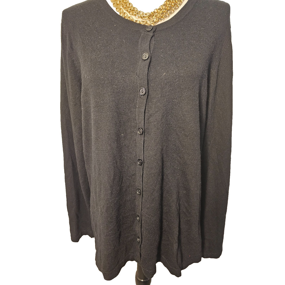 Posh Knit by Louis Dell’Olio Womens Cardigan Sweater Silk Cashmere Blend XL